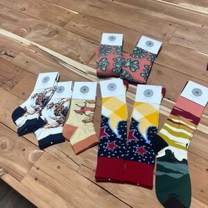 Double D Ranch Patterned Socks Set